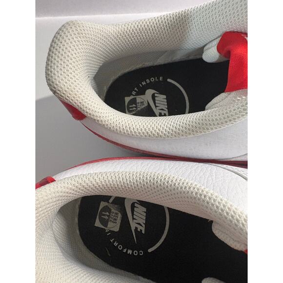 Nike Court Vision Low Sneakers White Red Men’s Size 11 Leather Lace-Up main image 5